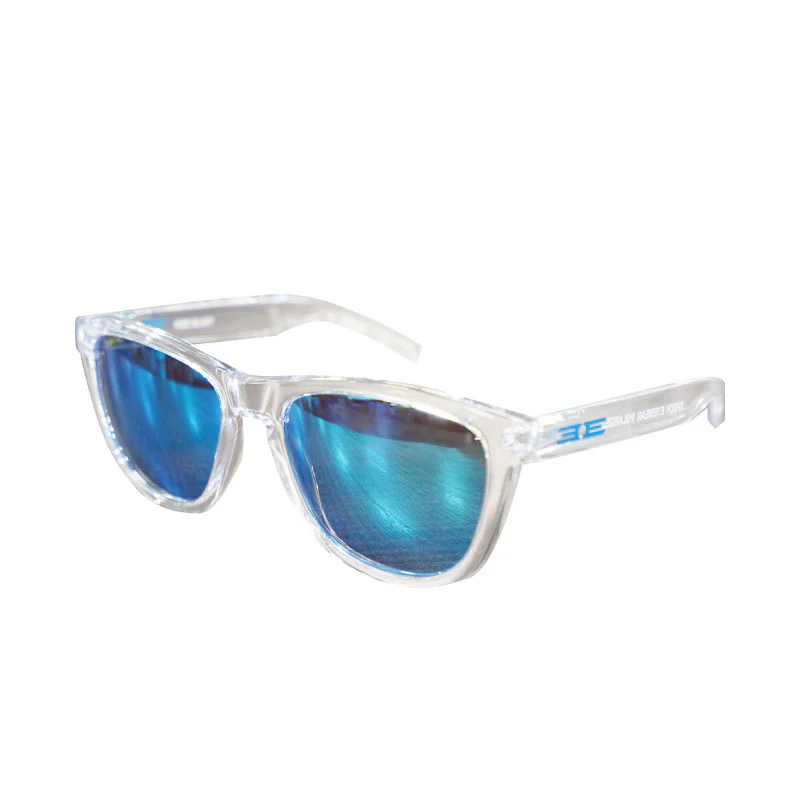 EPOCH EYEWEAR Vibe Clear/Blue Mirror Sunglasses - Image 2