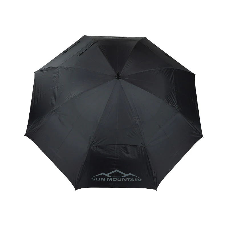 SUN MOUNTAIN 68" Double Canopy Umbrella (Black)