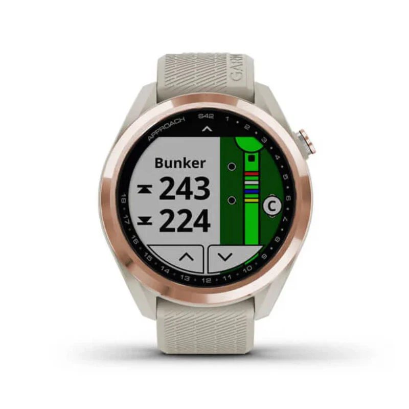 GARMIN Approach S42 Golf Watch (Rose Gold/Light Sand) - Image 2