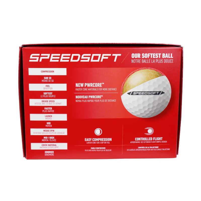TAYLORMADE SpeedSoft (2024) Golf Ball - Image 4