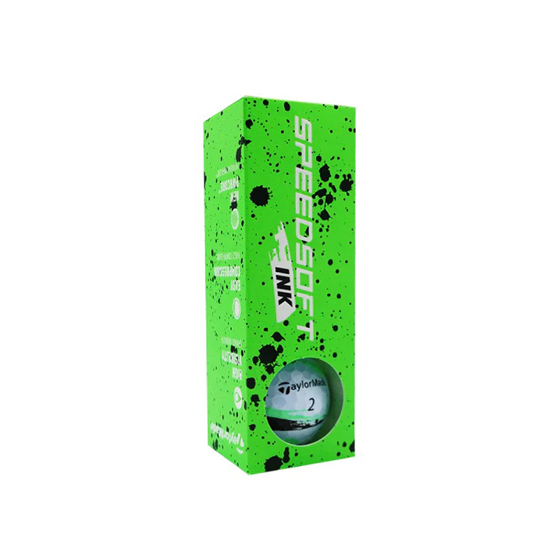 TAYLORMADE SpeedSoft Ink (2024) (Green) Golf Ball - Image 3