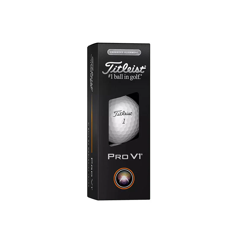 TITLEIST Pro V1 Enhanced Alignment (2025) Golf Ball - Image 3