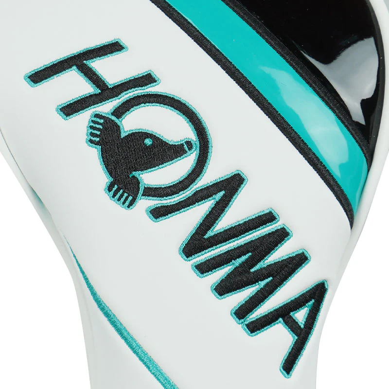 HONMA Pro Fairway Headcover (White/Green) - Image 3