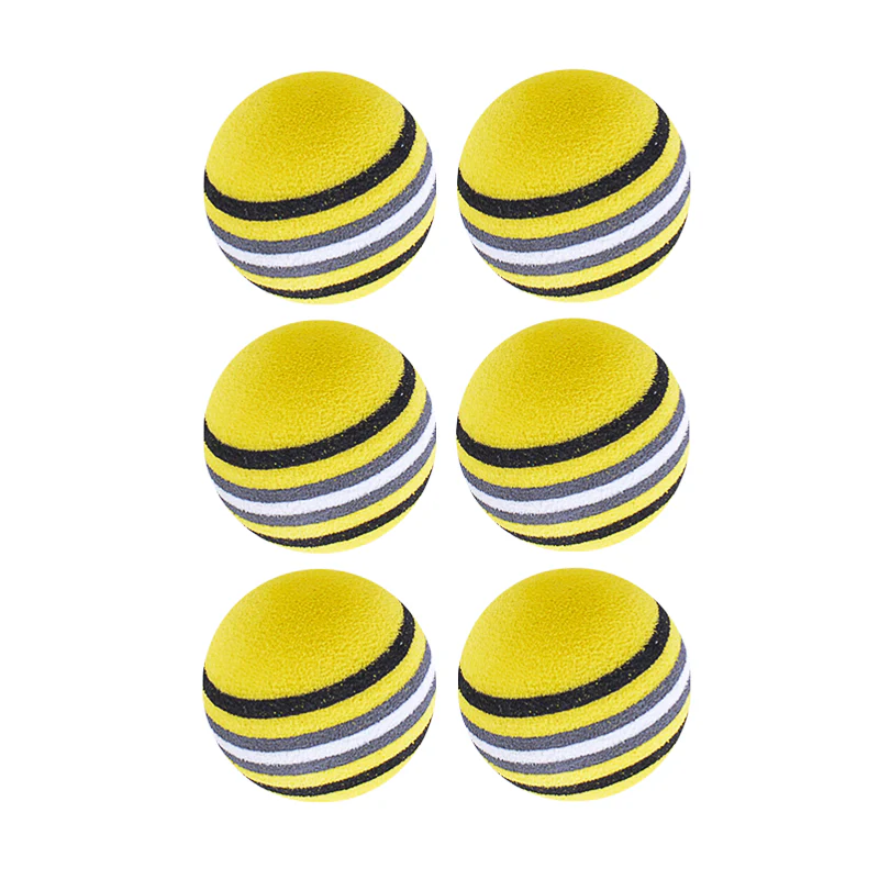 GENERAL ITEM Paragon Multi-Color Foam Ball - 6Pcs/Pack (Yellow)
