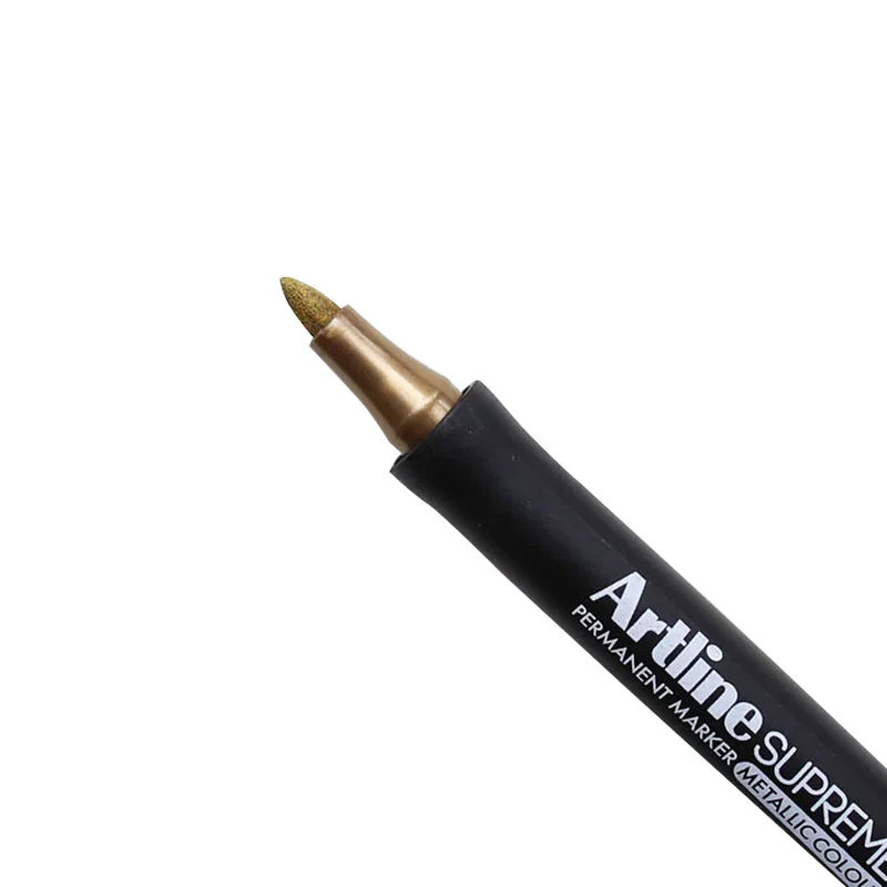 GENERAL ITEM Artline Supreme Permanent Metallic Marker (Gold) - Image 2