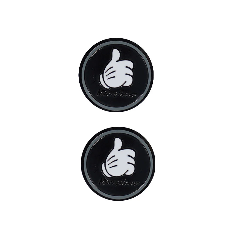 DISNEY Mickey & Friends 2 Ball Marker & 1 Hat Clip Set (Black) - Image 2